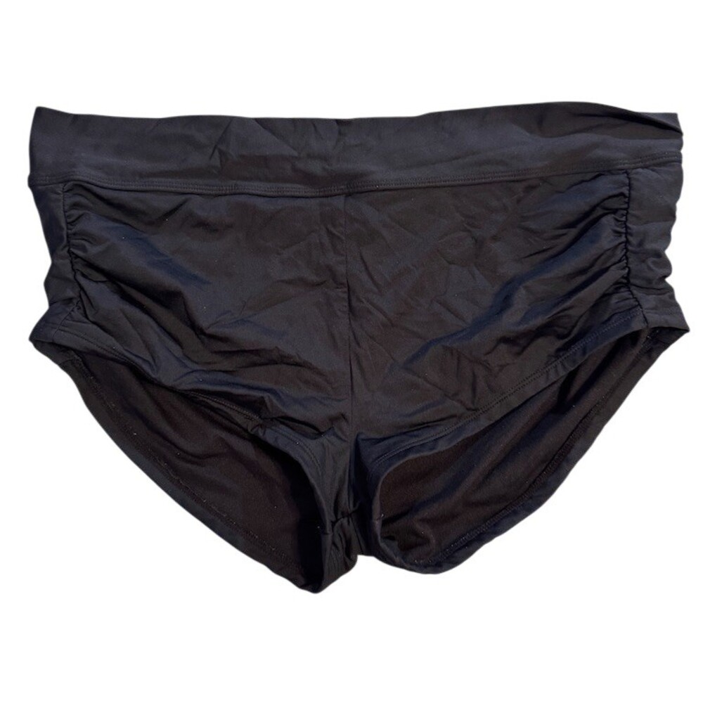 Komar Sleepwear Women's Swim Shorts Black Lounge Pajama Bottoms Size L